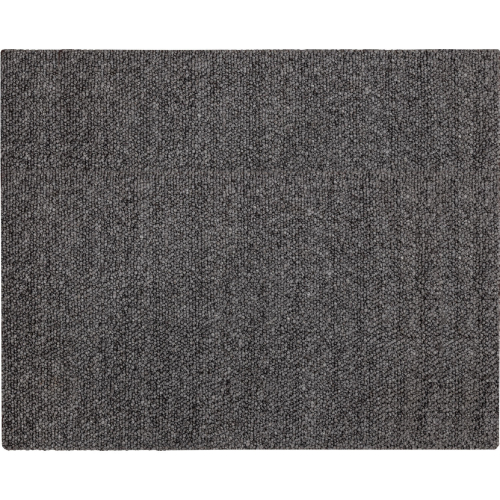 Umea Hand Woven Rug in Black Wool (8 x 10)